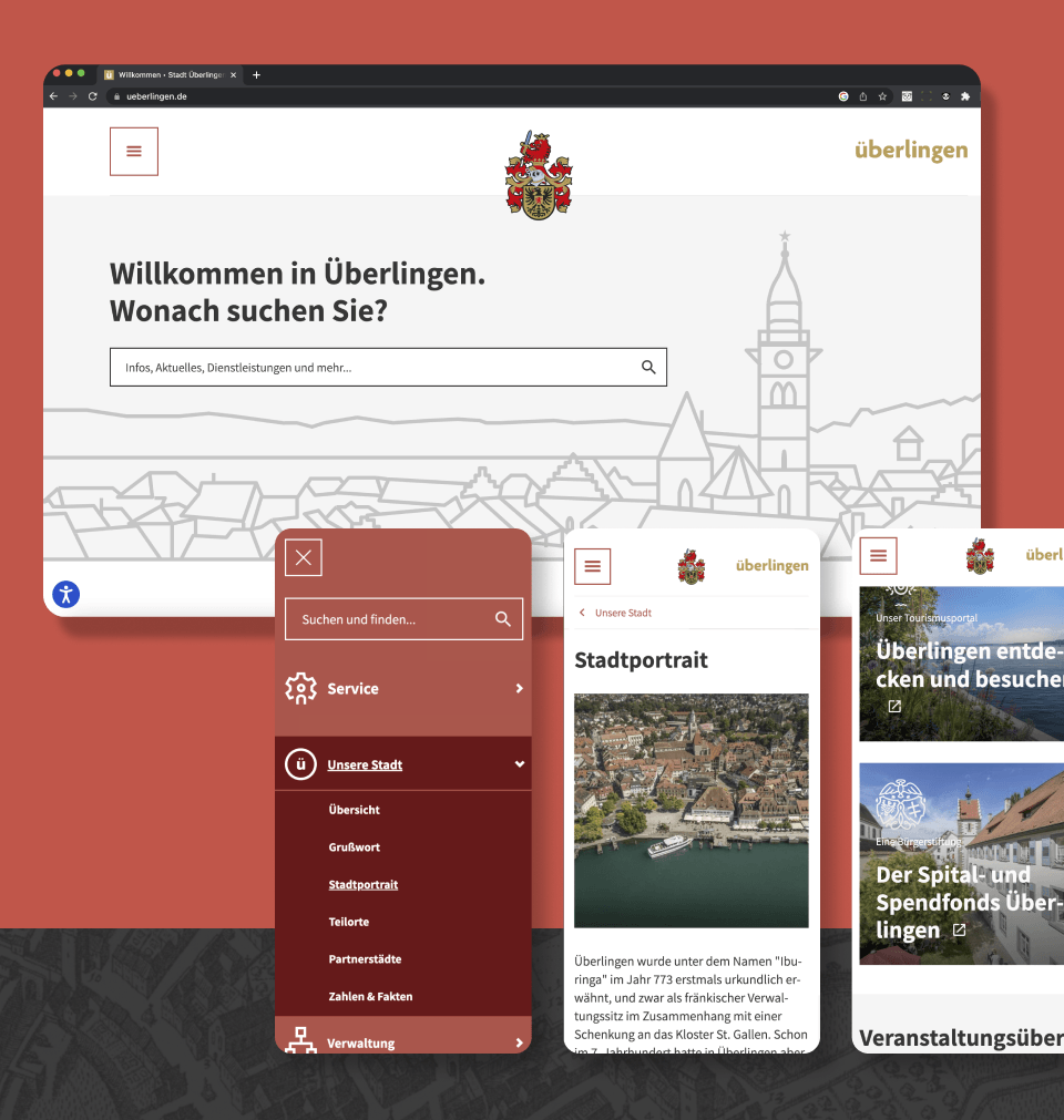 Web & Dienstleistungsportal Stadt Überlingen